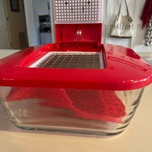 Genius 12 cup chopper and glass baker with storage lid
